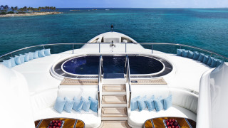 Luxury boat pool deck dock - luxury free wallpaper