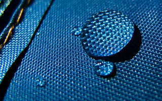 Blue water drop gold thread - a blue cloth free wallpaper