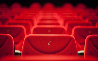 Red chairs middle number cinema - seat free wallpaper