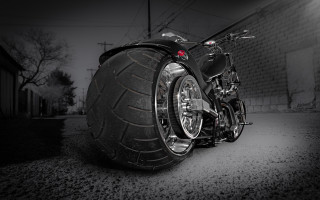 Motorcycle brickwall road redlight digitalrendering - the side of a road next free wallpaper