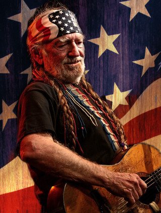 Man bandana guitar american flag - star and stripes free wallpaper
