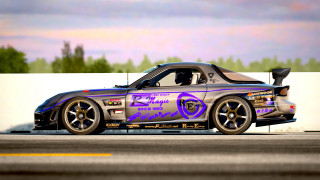 Purple car road trees sky - the background and a sky background free wallpaper