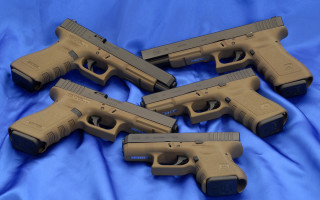 Guns blue background instruments precisionism - product photo free wallpaper