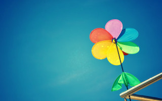Colorful kite blue sky metal - summer vibrancy free wallpaper for desktop