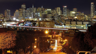 Tokyo night cityscape ferris wheel 3 - city background free wallpaper for desktop