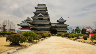 Large building tower park architecture - japan eishōsai chōki free wallpaper