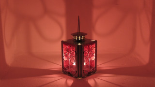 Red lantern candle shadow pink - a shadow of a tree free wallpaper