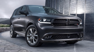 Grey dodge suv mountain cloudy - grey free wallpaper for desktop