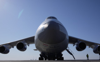 Large jetliner airport tarmac blue 3 - free bird wallpaper