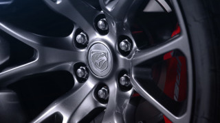 Car wheel red brake closeup - hard surface free wallpaper