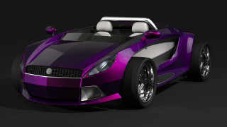 Purple sports car dahlov ipcar - a purple sports car free wallpaper