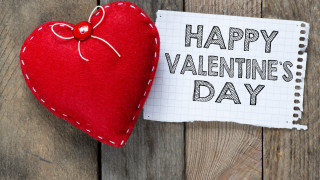 Red heart bow happy valentines - the word happy valentines day free wallpaper