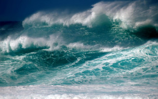 Large wave surf shore ocean - a large wave free wallpaper