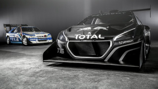 Futuristic blue car digital rendering - a white wall behind them free wallpaper