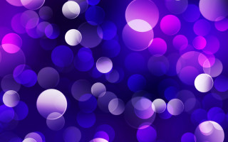 Purple bokeh hologram energy bubble - circle of light free wallpaper