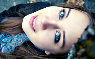 Araceli gilbert blue eyes head - perfect eye free wallpaper