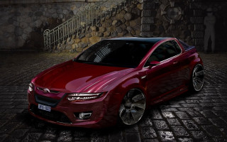 Red car cobblestone street stone - cedric seaut keos masons free wallpaper