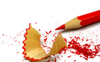 Red pencil blood splatters roses - side next free wallpaper