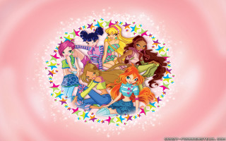 Girls stars pink background star - a group of girls free wallpaper