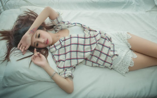 Woman blowing hair dreamlike chenjiru - dreamlike free wallpaper for desktop