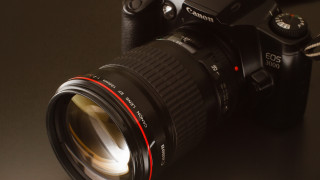 Camera lens flash macro photorealism - a len free wallpaper