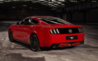 Red mustang garage roof rack - a red mustang mustang free wallpaper
