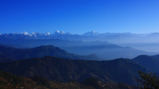 Mountain range snow capped blue 6 - bikash bhattacharjee free wallpaper