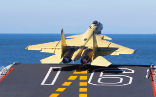 Fighter jet ship deck blue - free bird wallpaper
