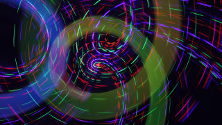 Colorful spiral light holography raytrace - bridget riley free wallpaper for desktop