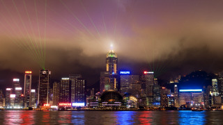 City skyline night lights clouds 5 - adrian zingg free wallpaper