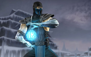 Man blue outfit glowing orb 2 - a blue outfit holding free wallpaper
