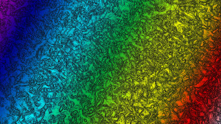 Rainbow birds generative raytraced mandelbrot - chromatic aberration free wallpaper