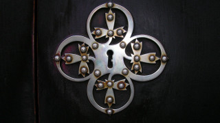 Metal door decorative handle keyhole - decorative free wallpaper