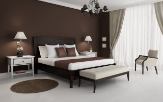 Bedroom minimalist neutral colors Enguerrand - minimalism free wallpaper