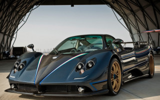 Blue sports car garage red 6 - luxury free wallpaper