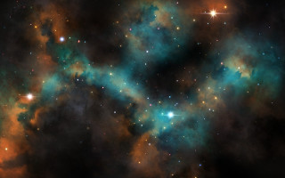 Large star cluster mandelbrot space - free stars wallpaper for desktop