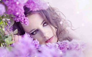 Arabella rankin purple flower portrait - arabella rankin free wallpaper for desktop