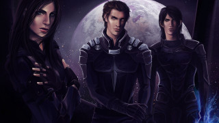 Moonlight starry sky space armor - a moon free wallpaper