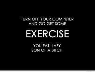 Exercise quote black white funny - dan frazier free wallpaper for desktop