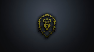 Black yellow lion head fantasy - plain background free wallpaper for desktop