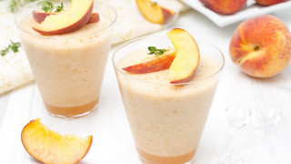 Peach smoothies sliced peaches food - carpoforo tencalla free wallpaper