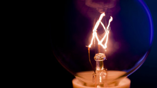 Lightbulb blue black white holography - free light wallpaper