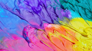 Multi colored liquid fire breathing - albert irvin free wallpaper