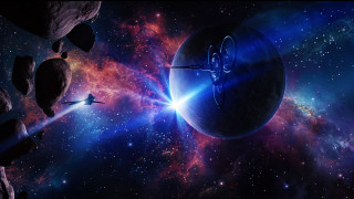 Star trek space blue red - christopher balaskas free wallpaper for desktop