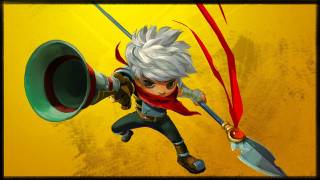 Cartoon character megaphone sword yellow - a yellow background behind free wallpaper for desktop