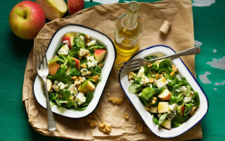 Salad apples oil table cubist - food photography free wallpaper for desktop