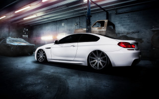 White car garage car lift - a garage next free wallpaper