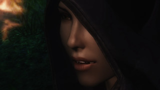 Woman hood forest fire gothic - a hood free wallpaper for desktop