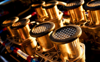 Gold valves machine rendering blurry - a machine free wallpaper