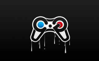 Video game controller dripping ambient - button free wallpaper